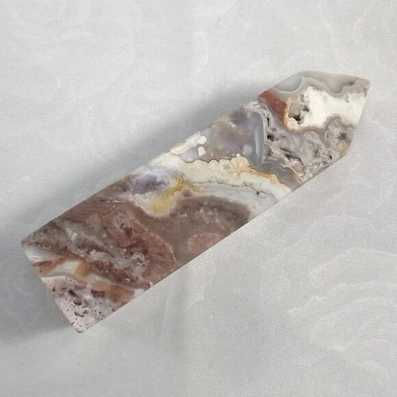 Flower Agate Tower, One of a Kind Healing Stone - Picture 3 of 10